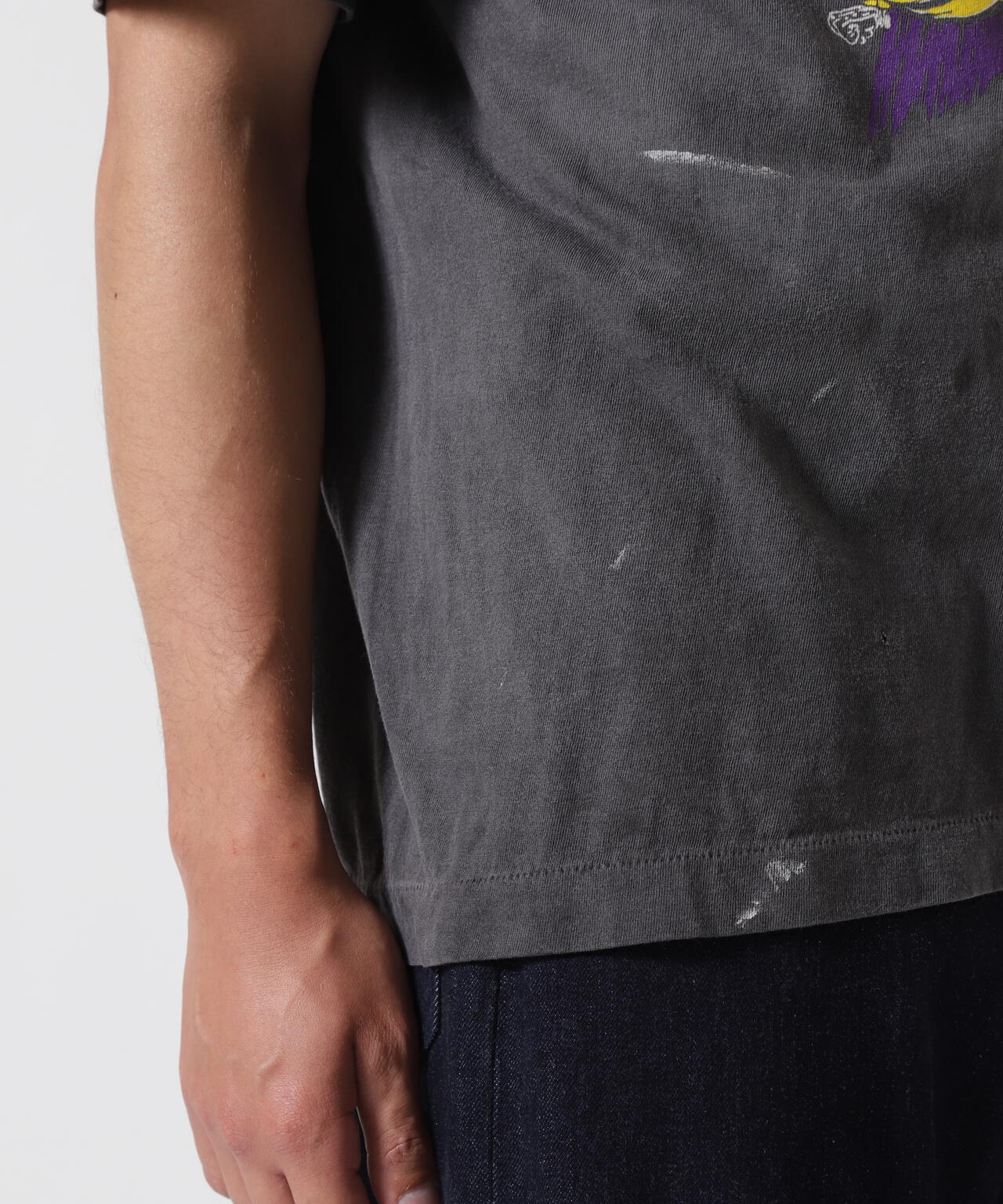 SAINT MICHAEL/セントマイケル/NH SS TEE STHD.HOOD BLACK