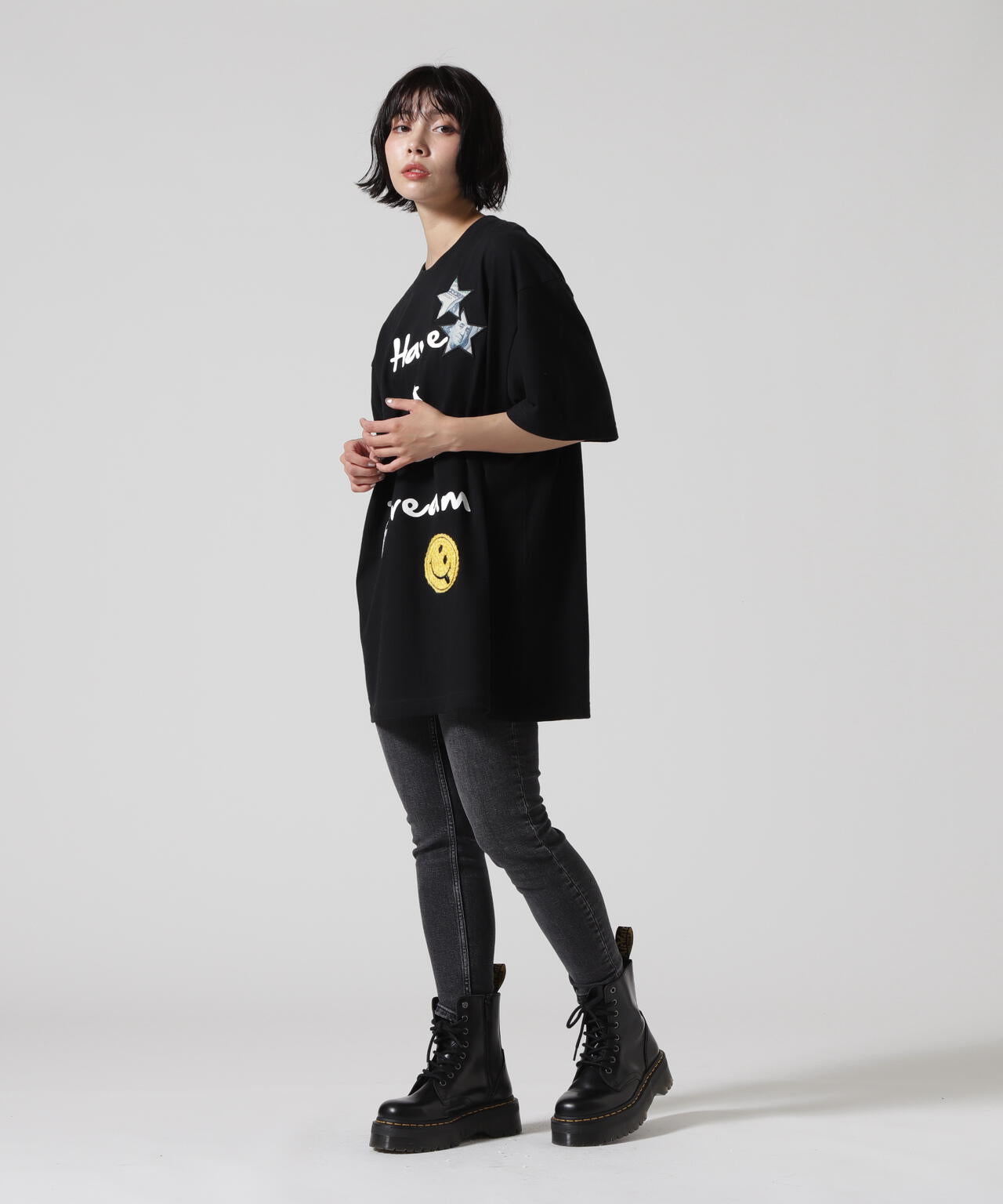 STUD MUFFIN/スタッドマフィン/SMILE/＄tar3 SMILE SS TEE