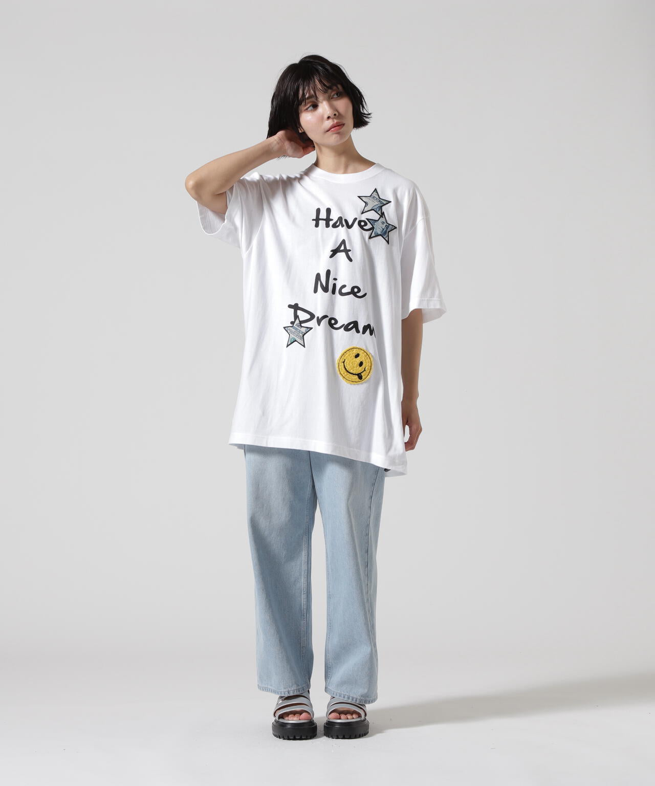 STUD MUFFIN/スタッドマフィン/SMILE/＄tar3 SMILE SS TEE