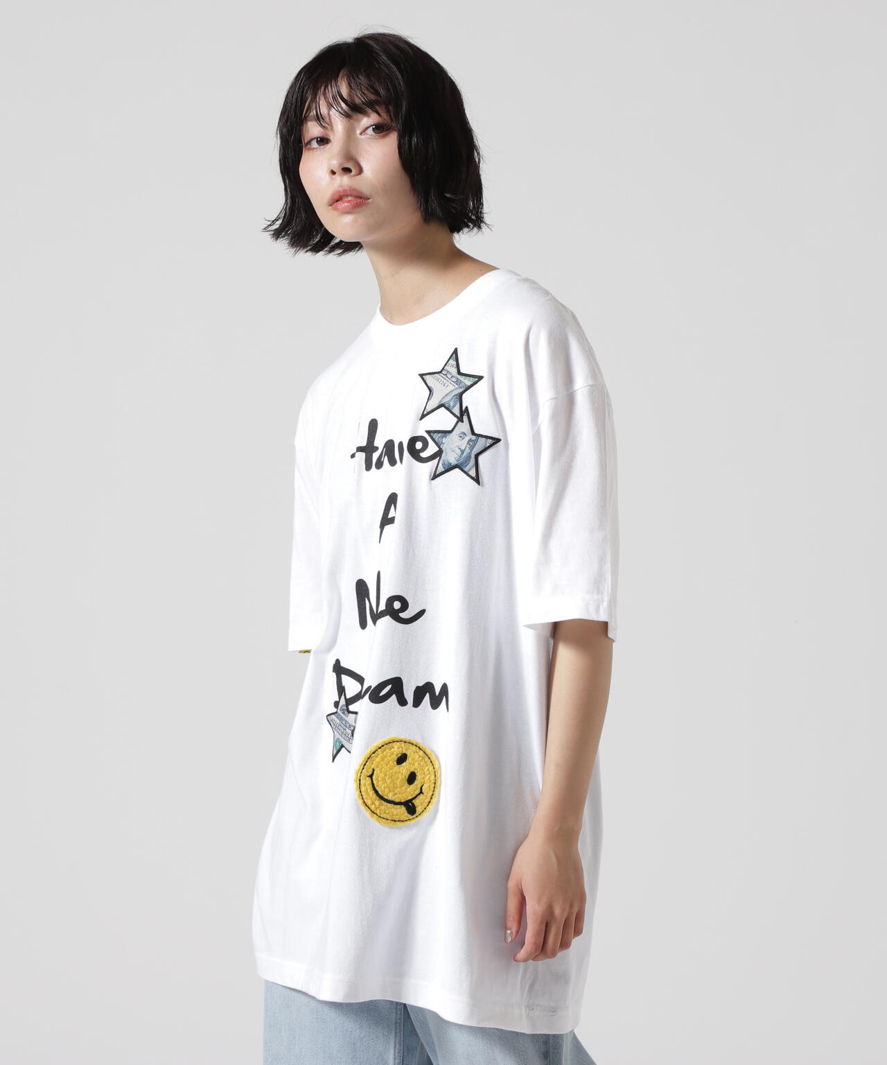 STUD MUFFIN/スタッドマフィン/SMILE/＄tar3 SMILE SS TEE