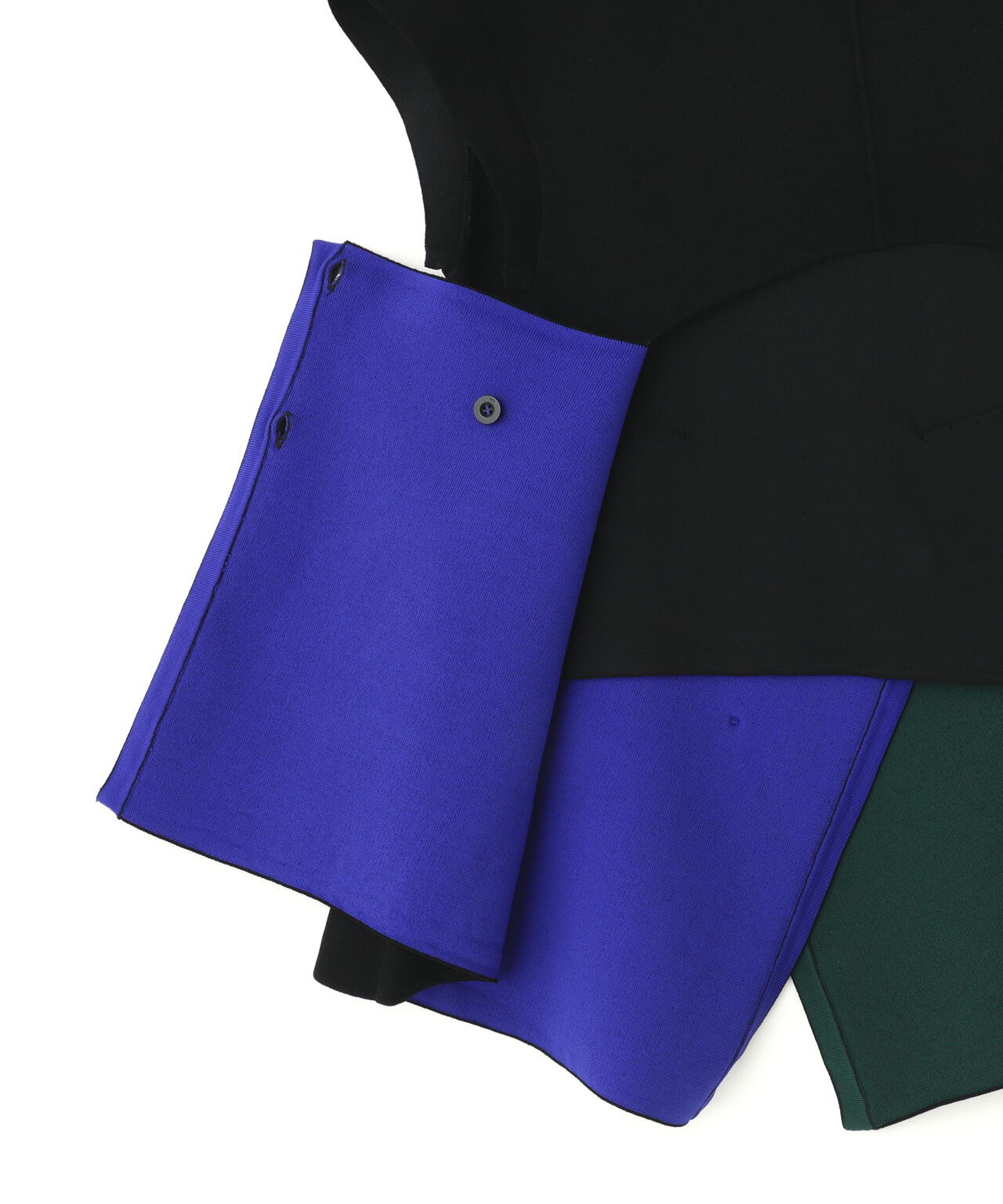 UN3D./アンスリード/MULTICOLOR 2WAY CAPE VEST/2WAYケープベスト