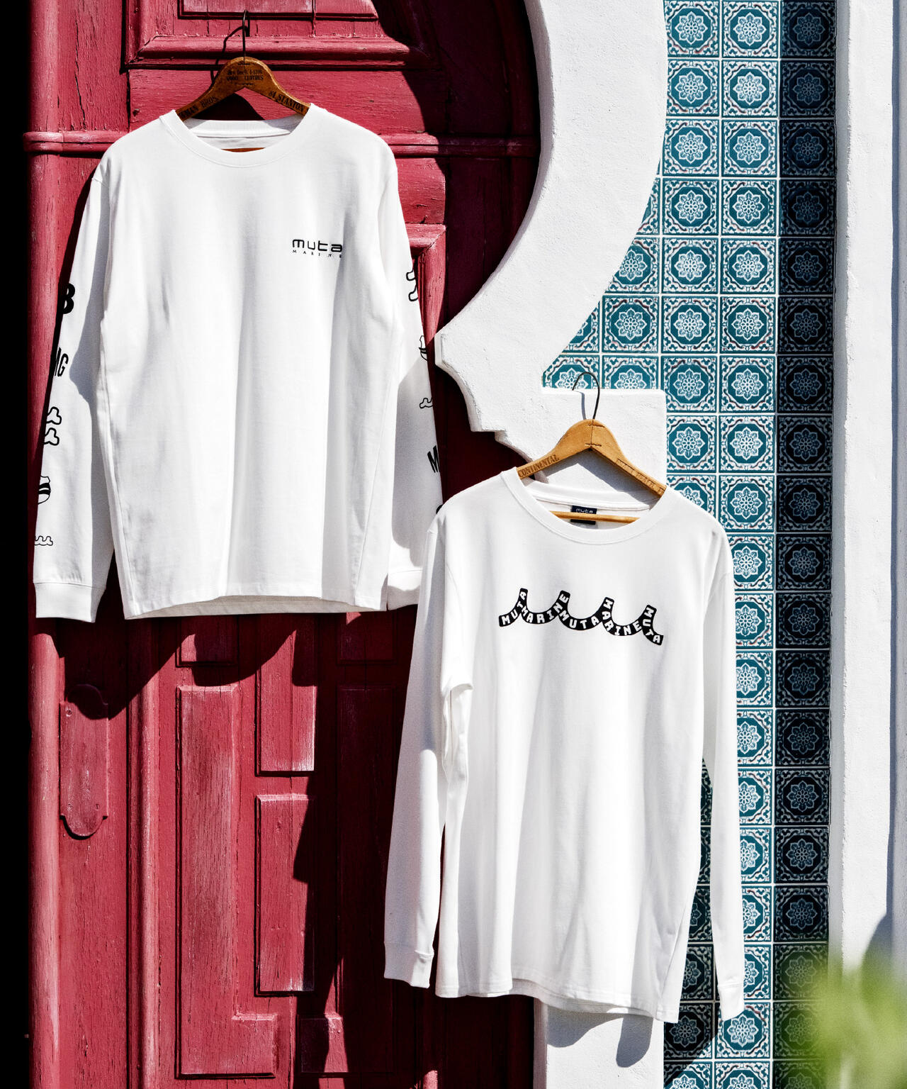 muta MARINE/ムータ マリン/別注Wave muta MARINE LS Tee