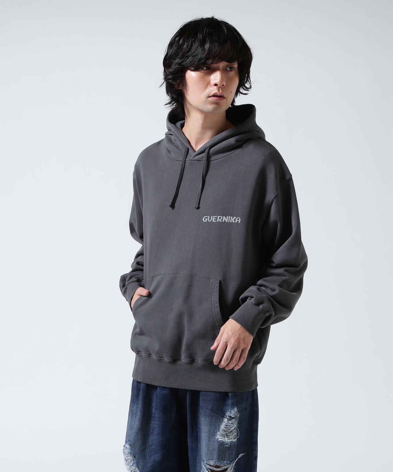 guernika×パックマン/PAC-MAN VINTAGE STYLE HOODIE