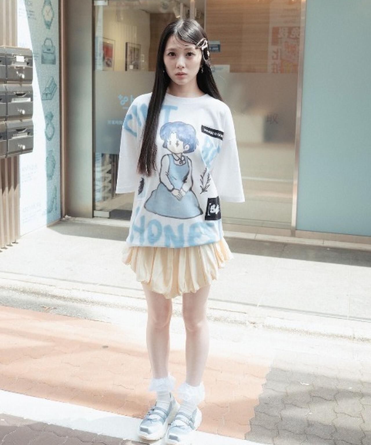 Guernika/ゲルニカ/らんま1/2 Paint T-shirt / 天道あかね