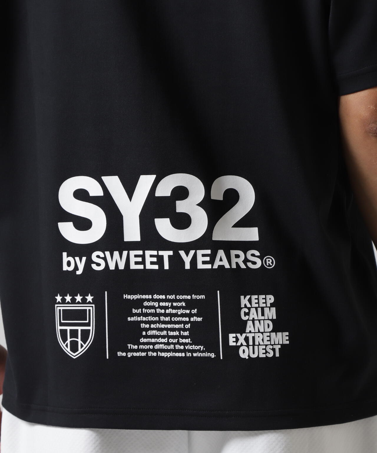 SY32 by SWEET YEARS/エスワイサーティトゥ バイ スィートイヤーズ/MULTI LOGO GRAPHIC TEE
