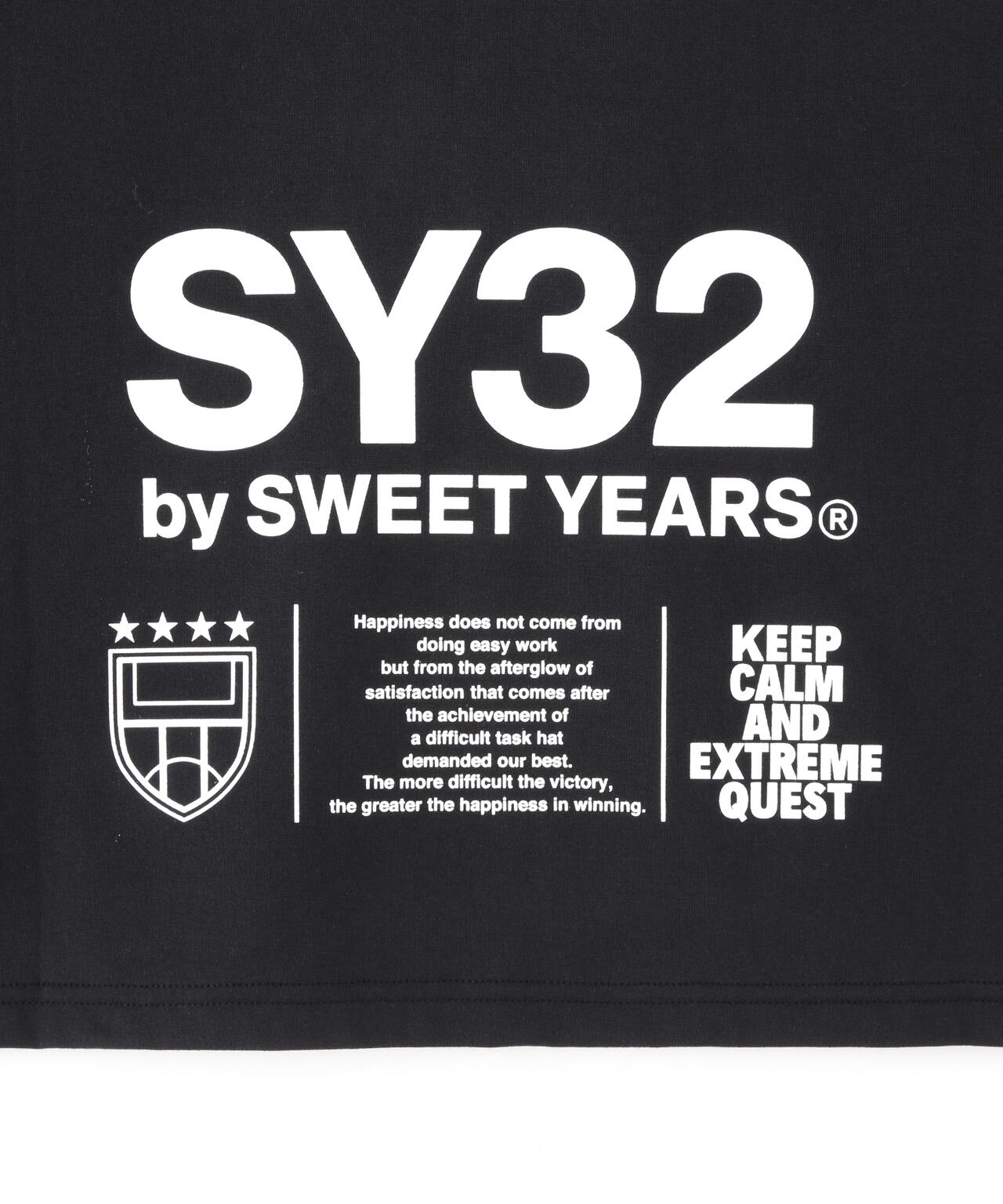 SY32 by SWEET YEARS/エスワイサーティトゥ バイ スィートイヤーズ/MULTI LOGO GRAPHIC TEE