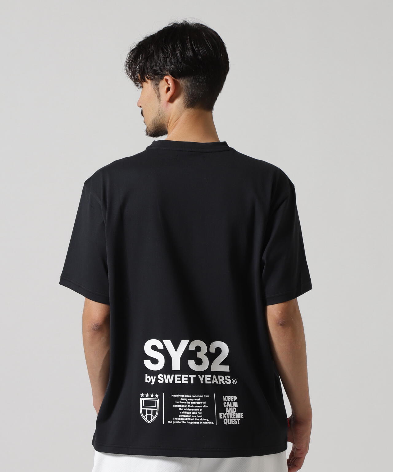 SY32 by SWEET YEARS/エスワイサーティトゥ バイ スィートイヤーズ/MULTI LOGO GRAPHIC TEE