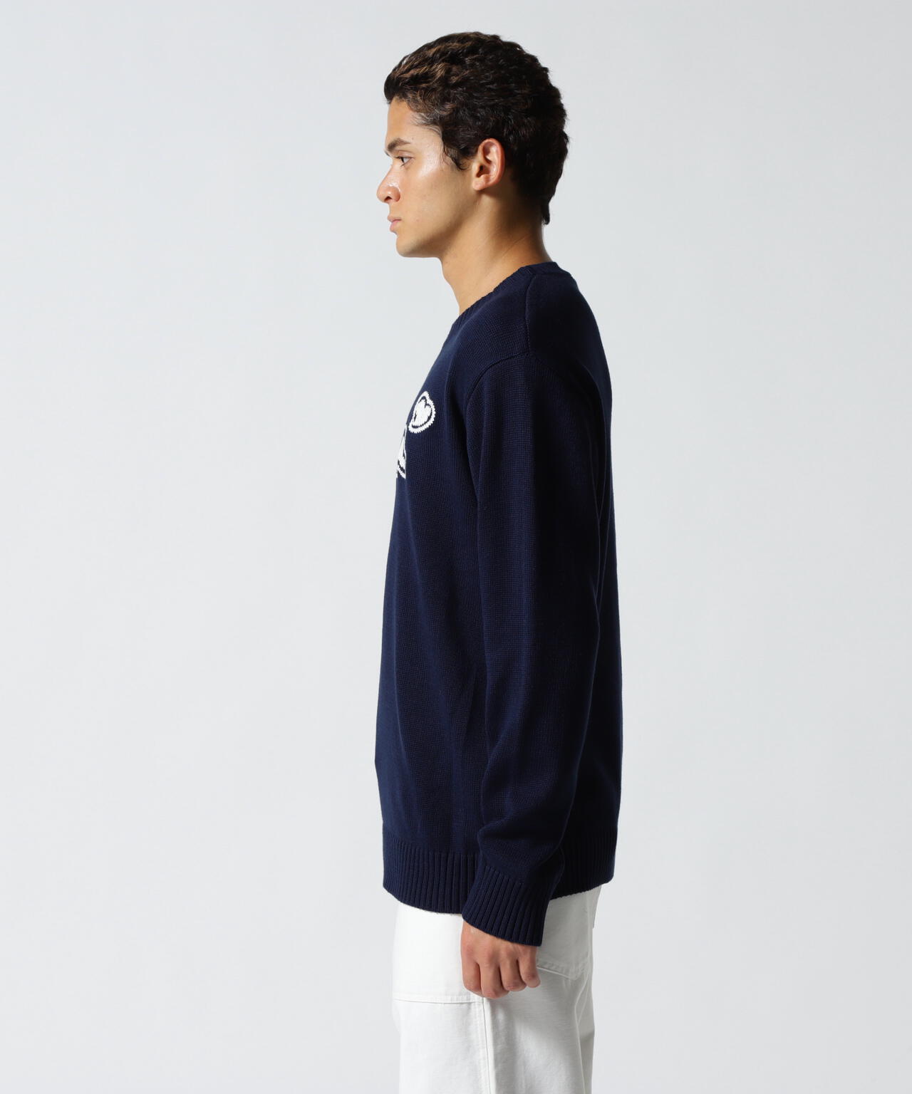 muta MARINE/ムータ マリン/別注 WAVE CREW KNIT