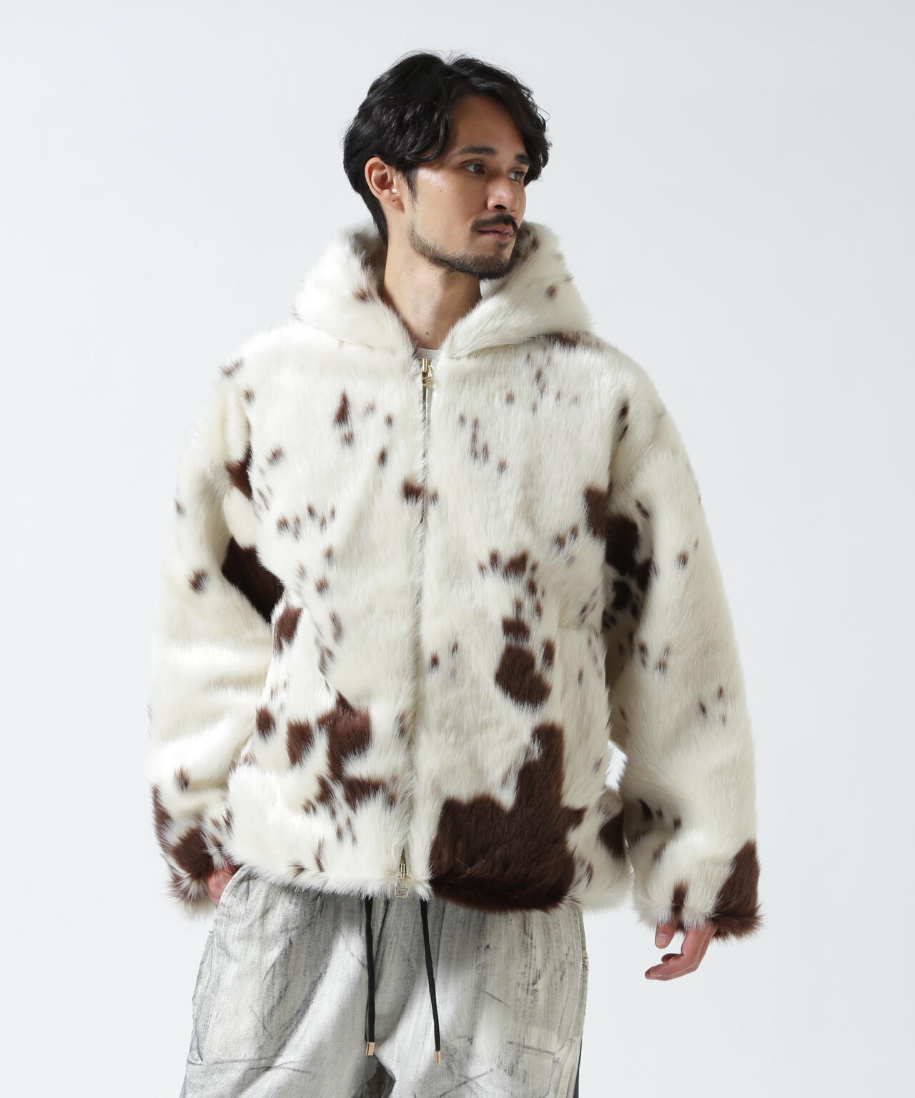 FR(13)NDS/フレンズ/FAKE FUR HOOD BLOUSON