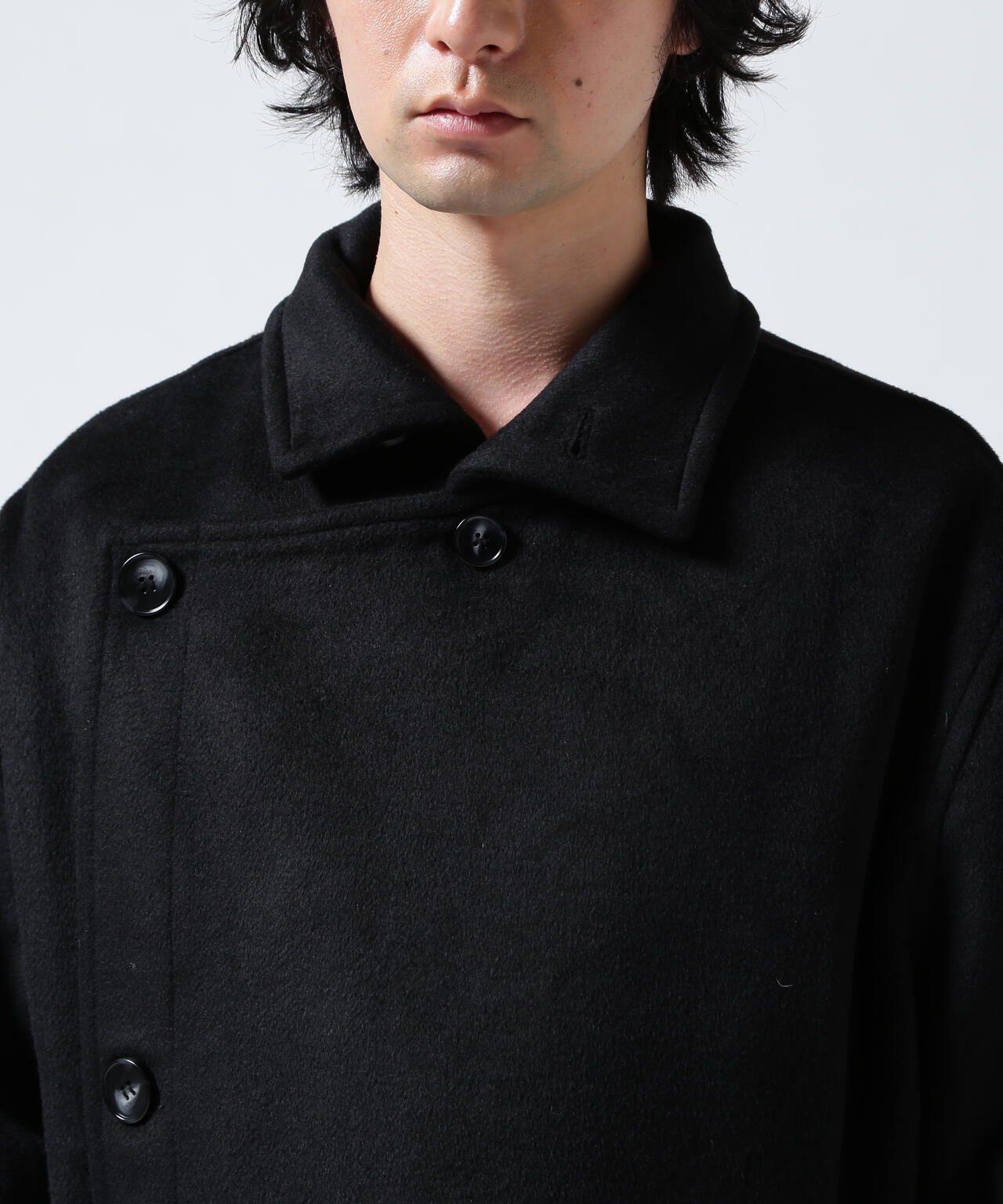 GEN_DAI/ゲンダイ/WOOL WRAP COAT