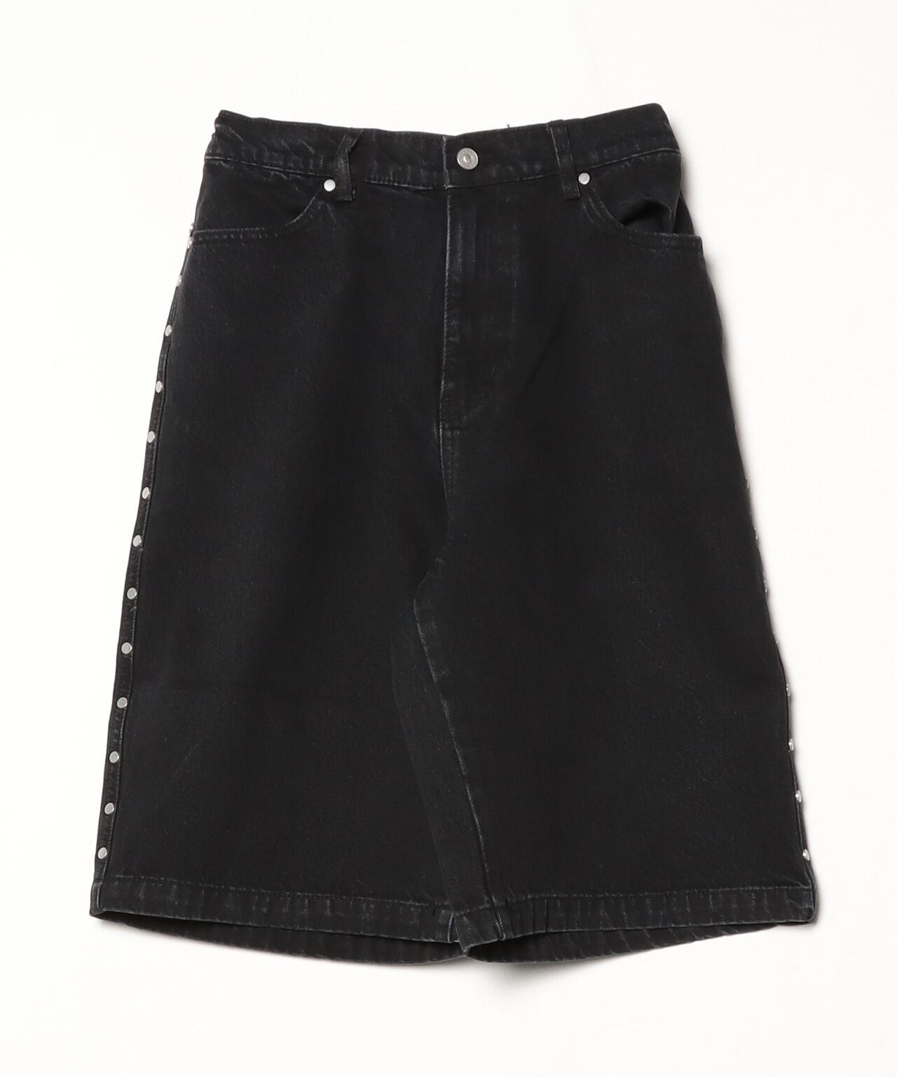 AFB/エーエフビー/STUDDED WIDE SHORTS