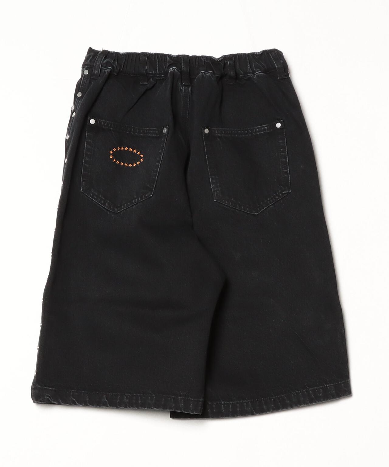 AFB/エーエフビー/STUDDED WIDE SHORTS