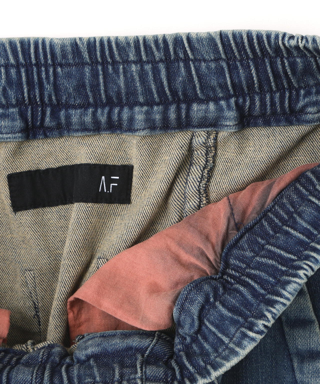 A.F ARTEFACT/エーエフ・アーティファクト/INDIGO DENIM CARGO SKINNY PANTS
