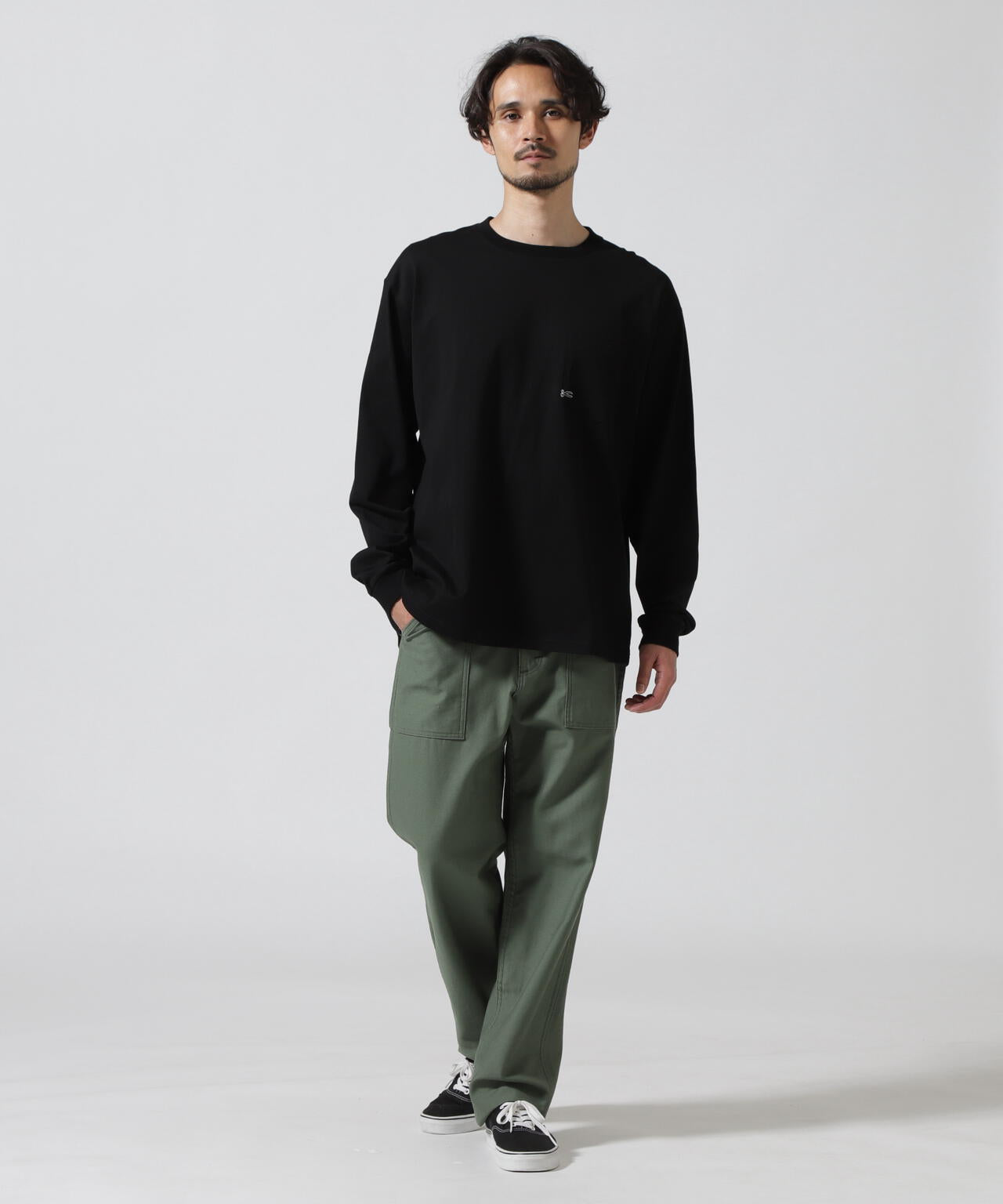 DENHAM/デンハム/7 POCKET LS TEE