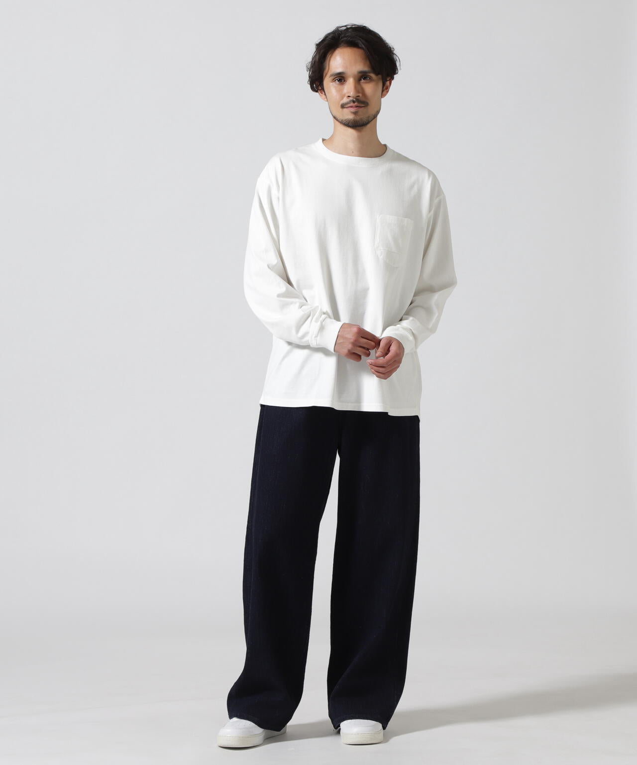 DENHAM/デンハム/7 POCKET LS TEE