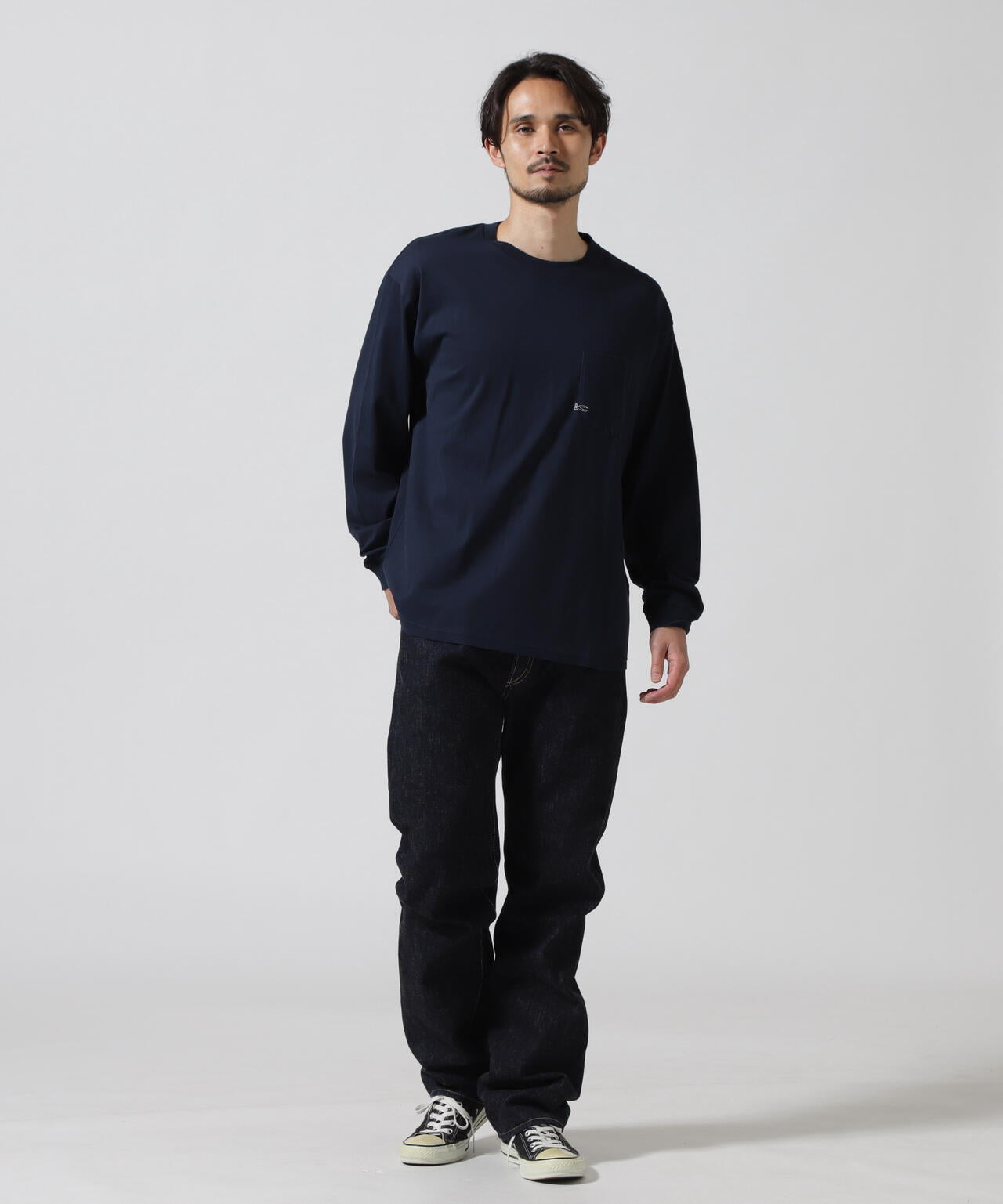DENHAM/デンハム/7 POCKET LS TEE
