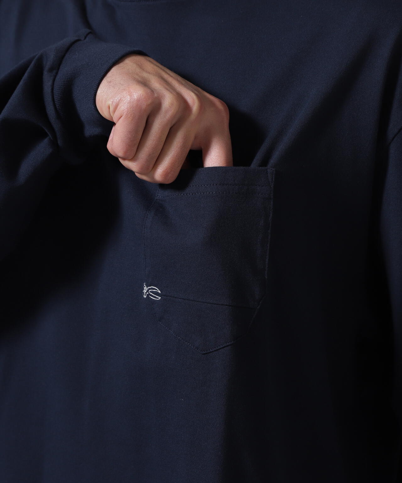 DENHAM/デンハム/7 POCKET LS TEE