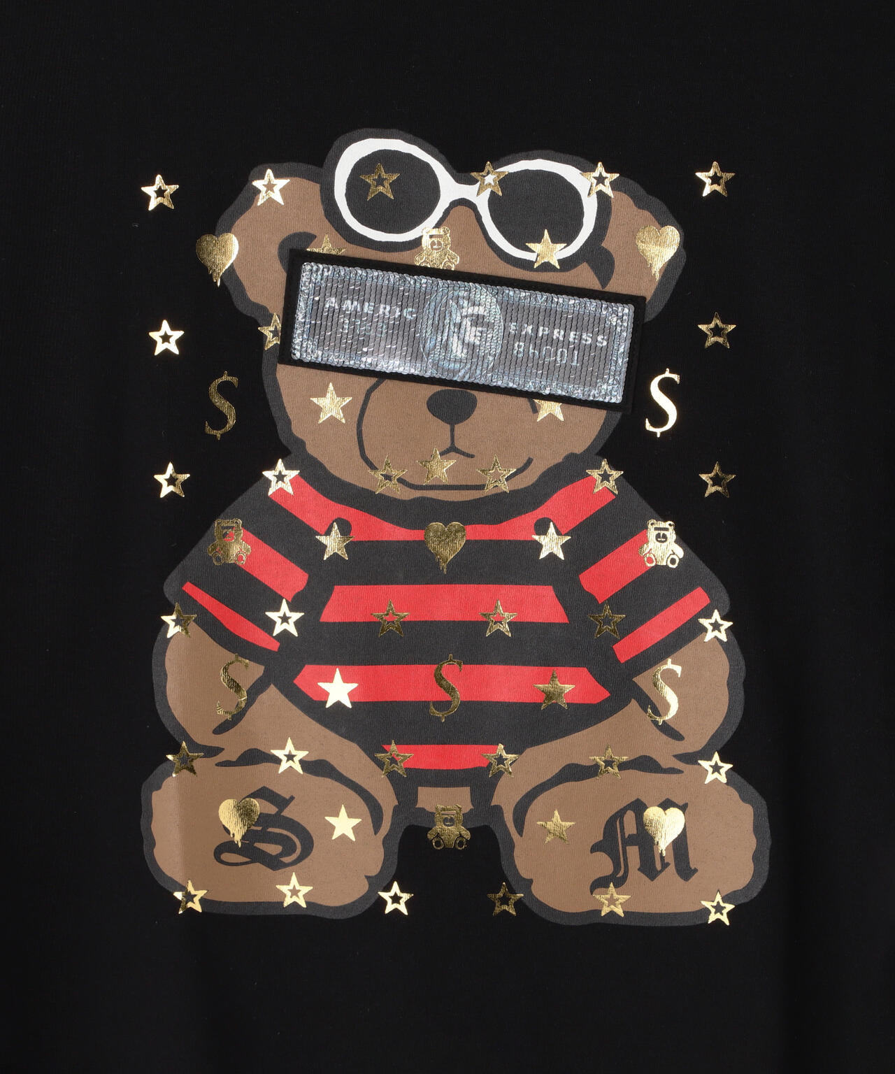 STUD MUFFIN/スタッドマフィン/BEAR シークイン SS TEE