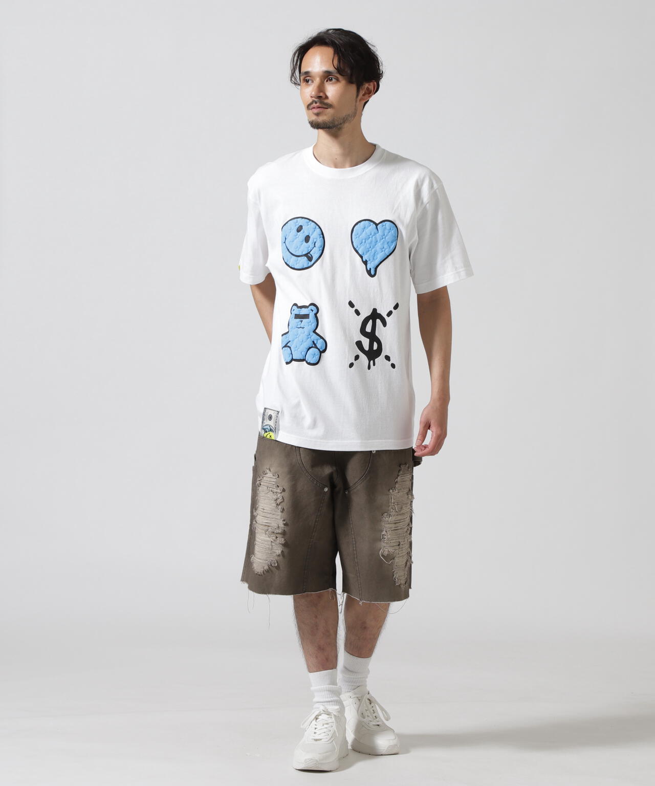 STUD MUFFIN/スタッドマフィン/４MOTIF SS TEE