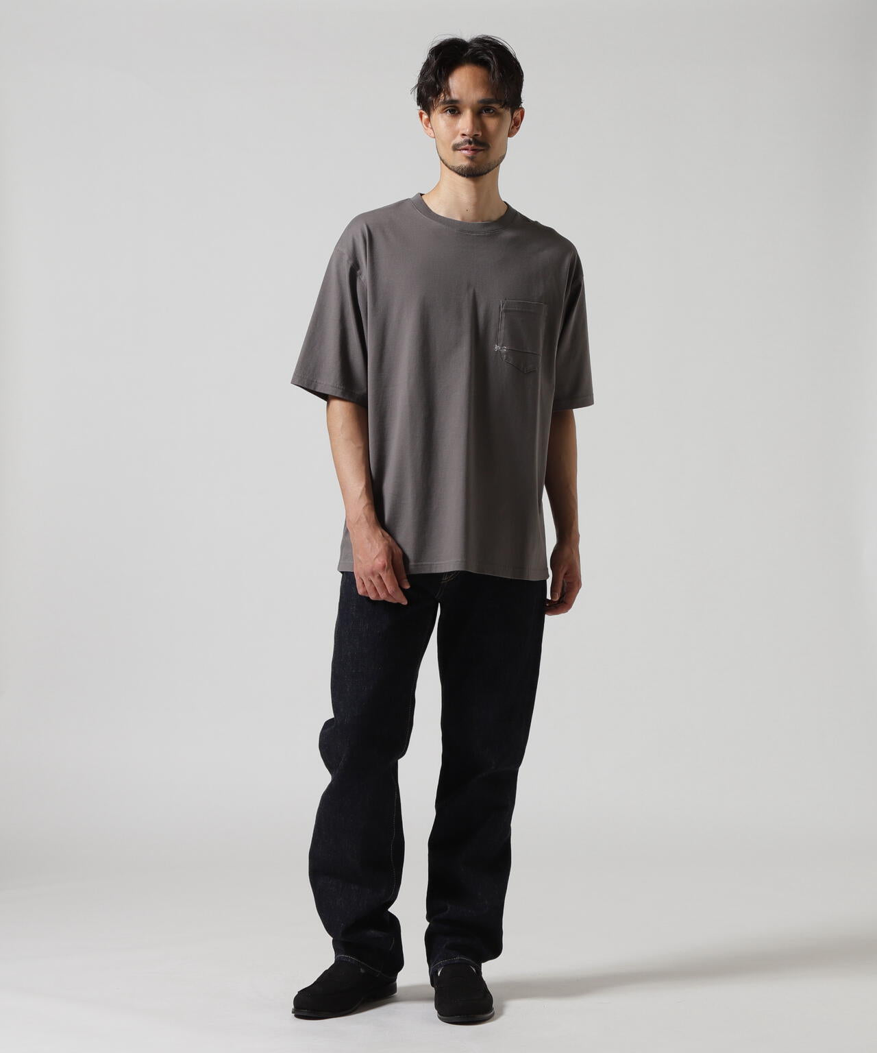 DENHAM/デンハム/MIJ BASIC 7 POCKET SS TEE