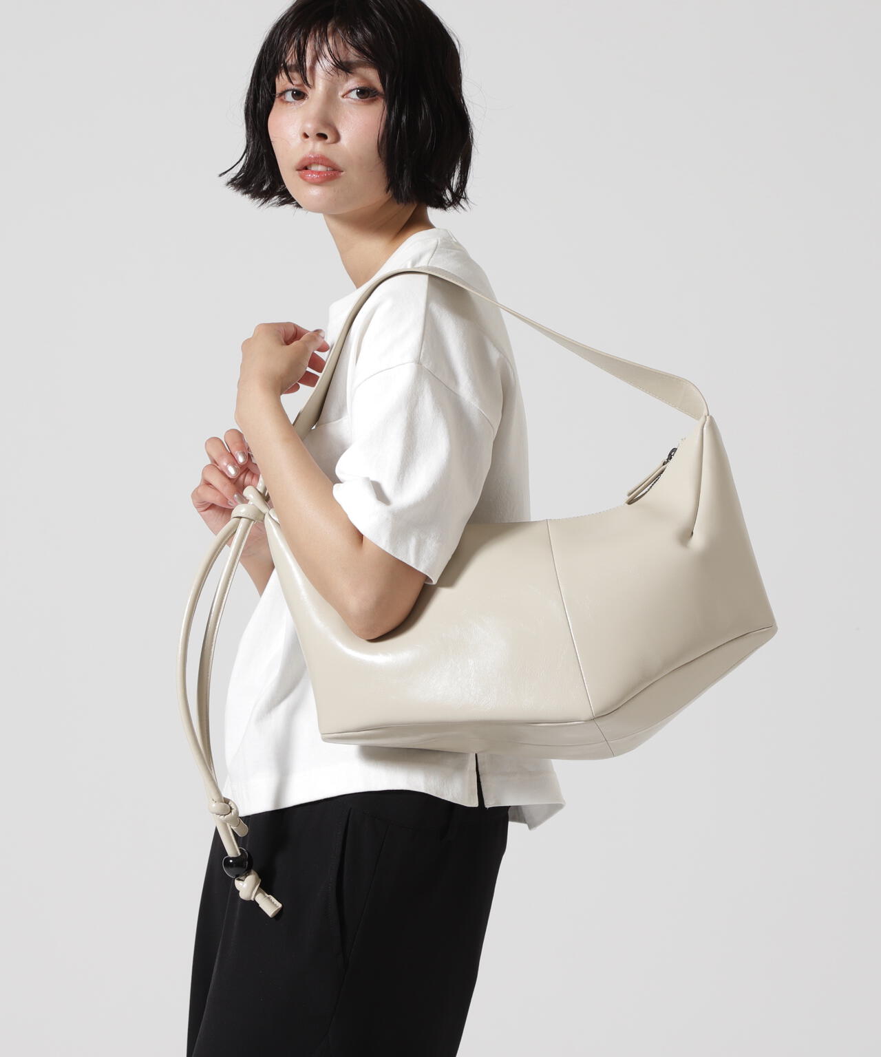 Archivepke/アーカイブエプク/PANEL BAG CREAM
