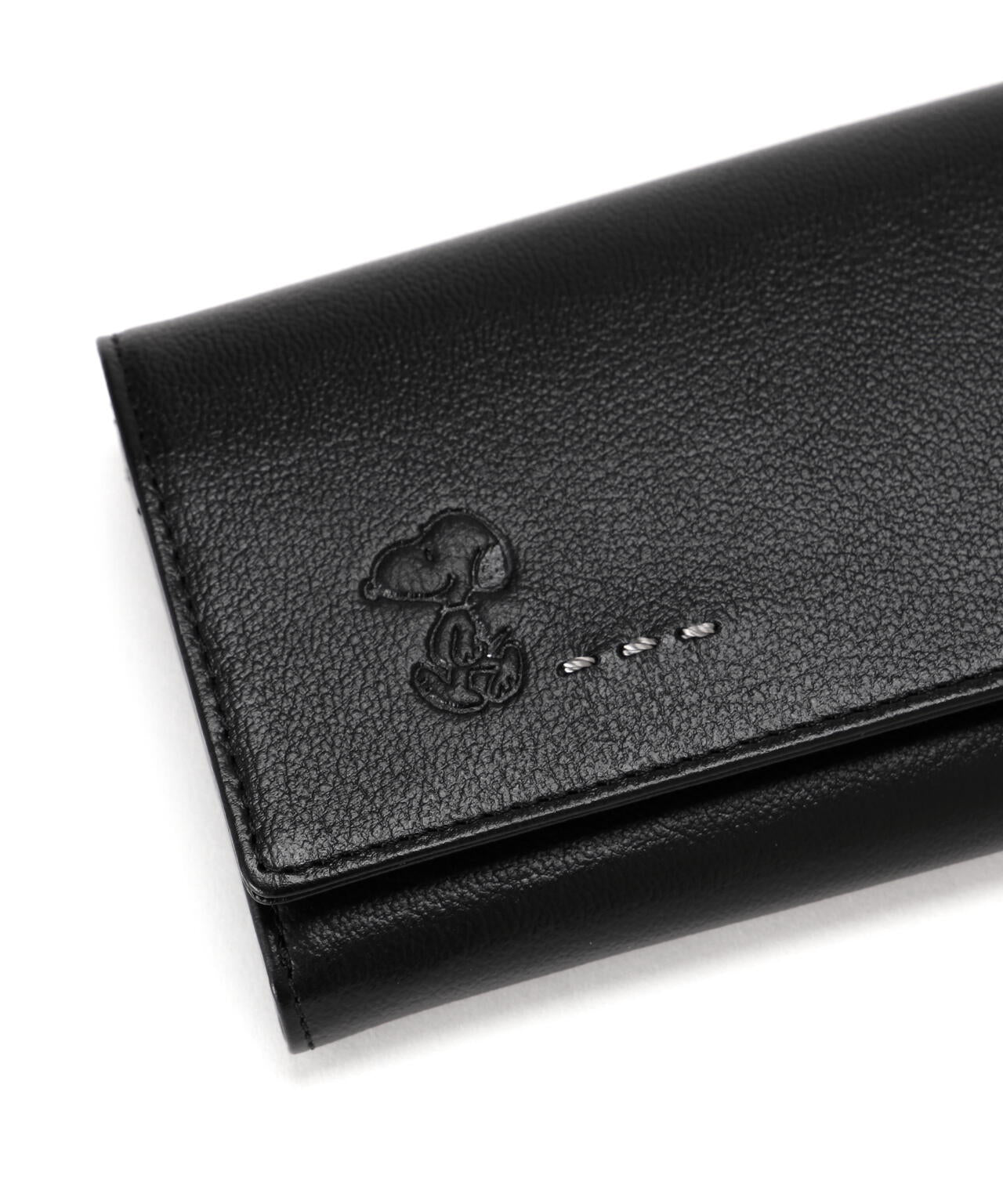 SNOOPY LEATHER COLLECTION/スヌーピーレザーコレクション/ステッチシリーズ ２ルーム束入