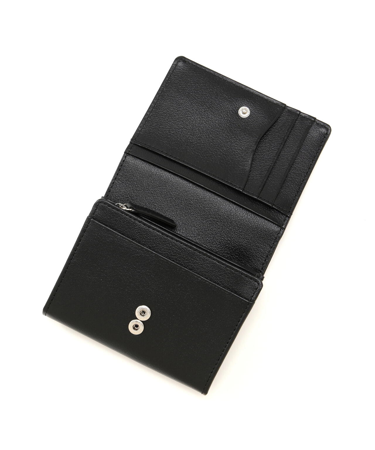 SNOOPY LEATHER COLLECTION/スヌーピーレザーコレクション/ステッチシリーズ ２ルーム二つ折