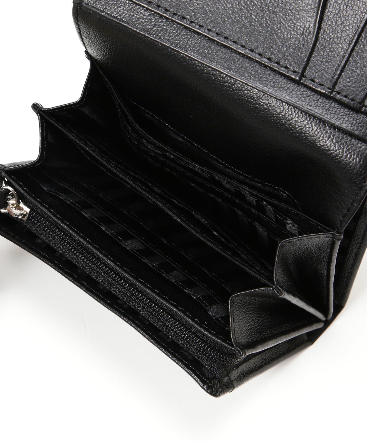 SNOOPY LEATHER COLLECTION/スヌーピーレザーコレクション/ステッチシリーズ ２ルーム二つ折