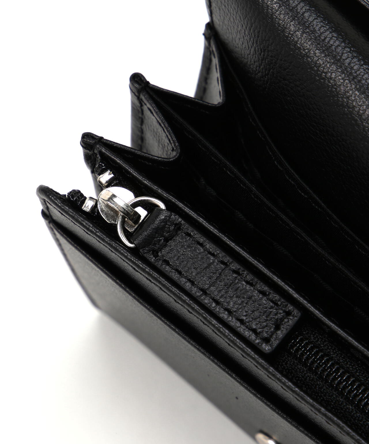 SNOOPY LEATHER COLLECTION/スヌーピーレザーコレクション/ステッチシリーズ ２ルーム二つ折