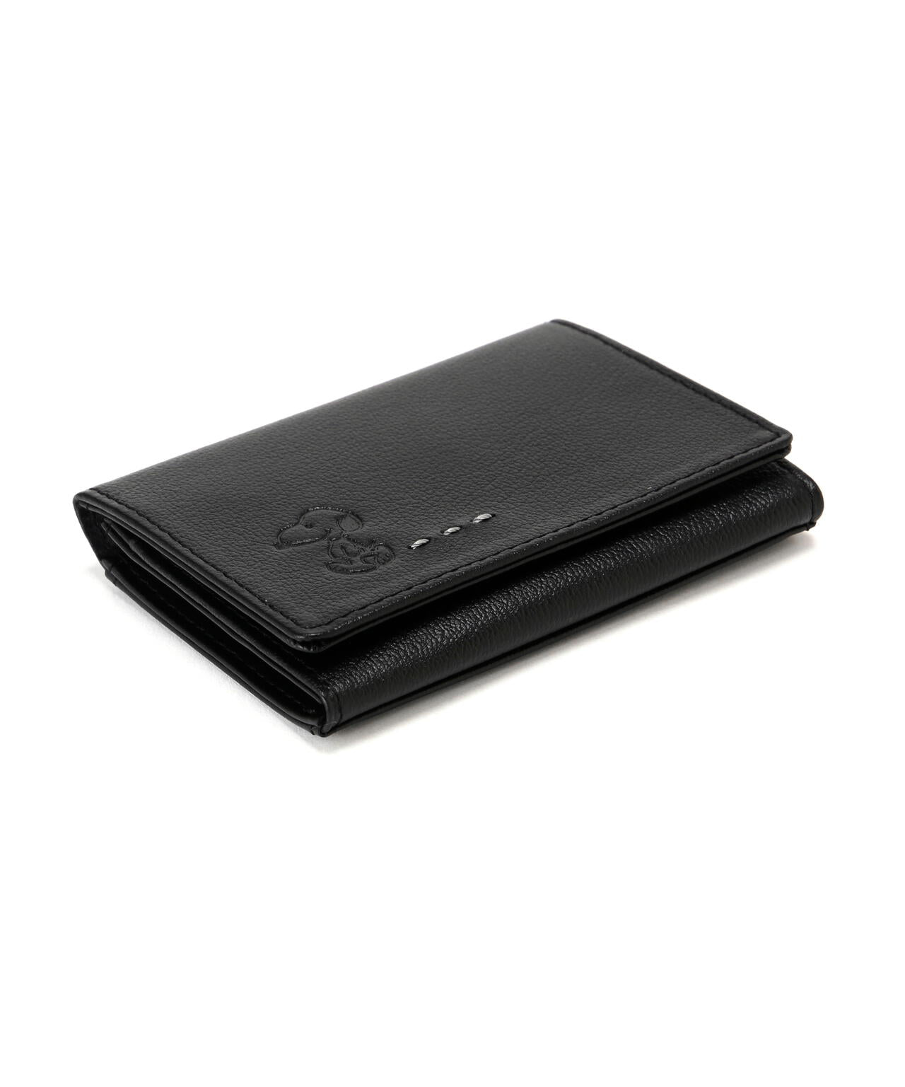 SNOOPY LEATHER COLLECTION/スヌーピーレザーコレクション/ステッチシリーズ Ｆ付パスケース