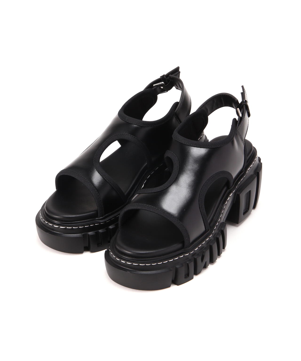 UN3D./アンスリード/HOLE CUTTING LEATHER SANDAL