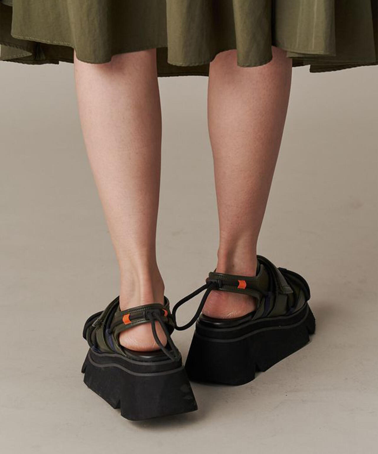 UN3D./アンスリード/WAVE CODE VOLUME SOLE SANDALS