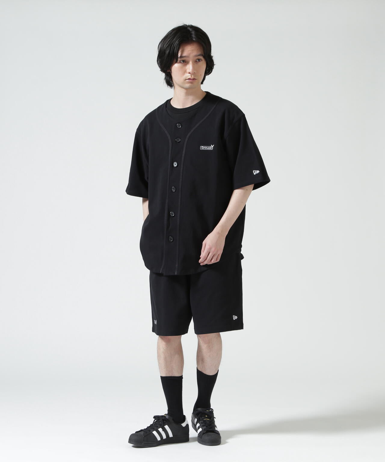 Ground Y×NEW ERA/BOX LOGO SHORT PANTS