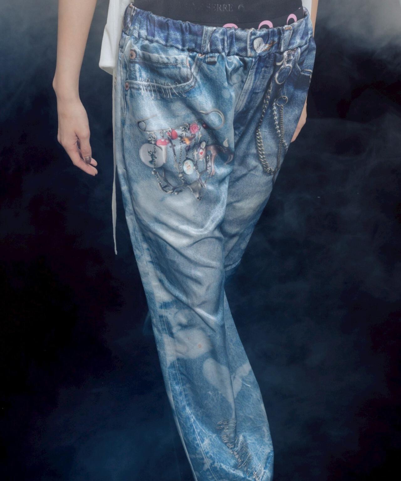 TALKING ABOUT THE ABSTRACTION/トーキングアバウトジアブストラクション/別注 FLARE PANTS