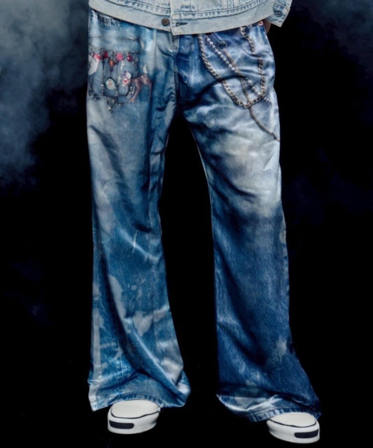 TALKING ABOUT THE ABSTRACTION/トーキングアバウトジアブストラクション/別注 FLARE PANTS