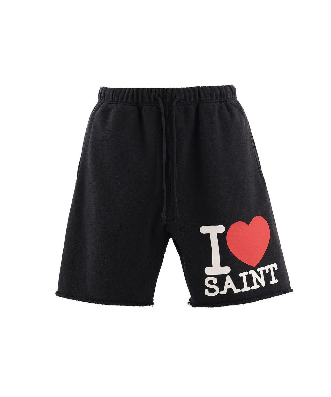 SAINT MICHAEL/セントマイケル/ SWEAT SHORTS / I LOVE SAINT/BLACK
