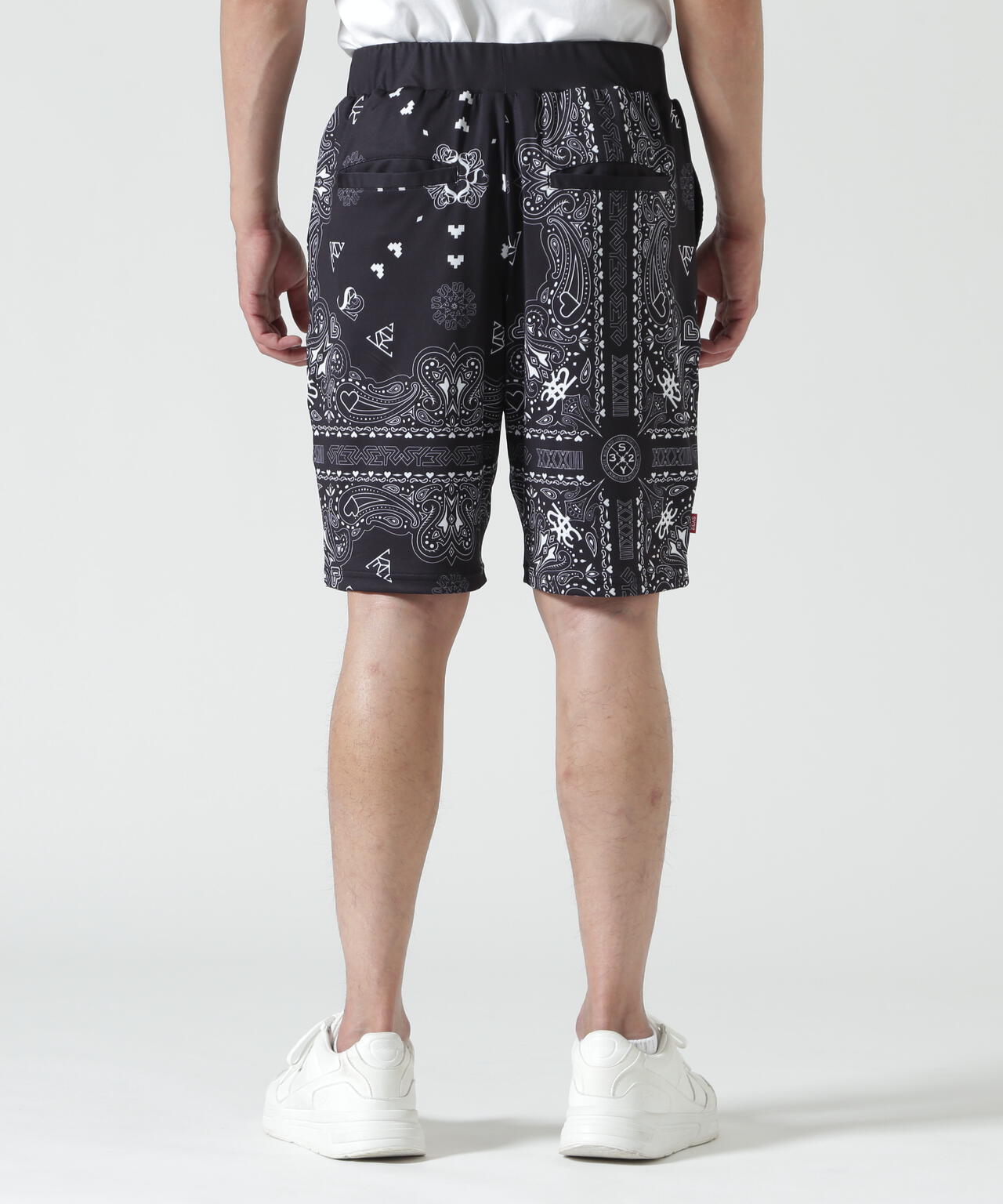 SY32 by SWEET YEARS/RASH GUARD GRAPHIC SHORT PT