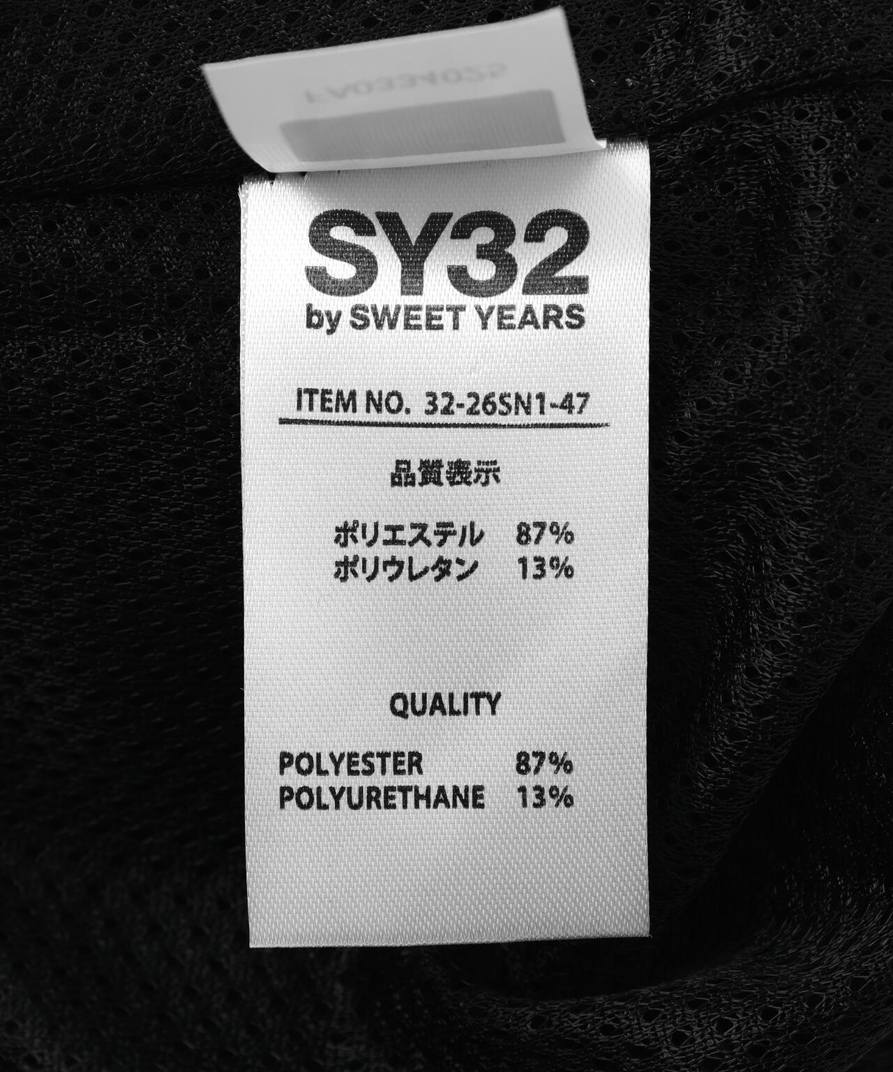 SY32 by SWEET YEARS /RASH GUARD SHORT PT