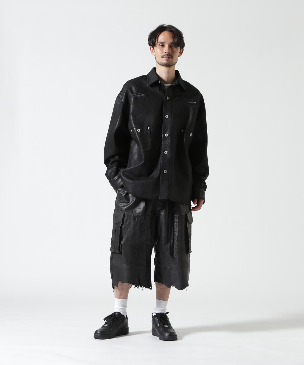 FR(13)NDS/フレンズ/REPRO-LEATHER　CARGO　SHORTS
