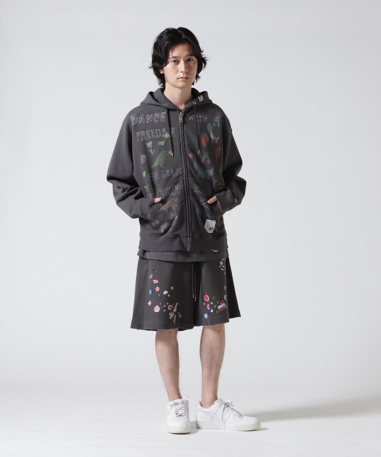 Maison MIHARAYASUHIRO/メゾン ミハラヤスヒロ/KIDS STICKER SHORTS