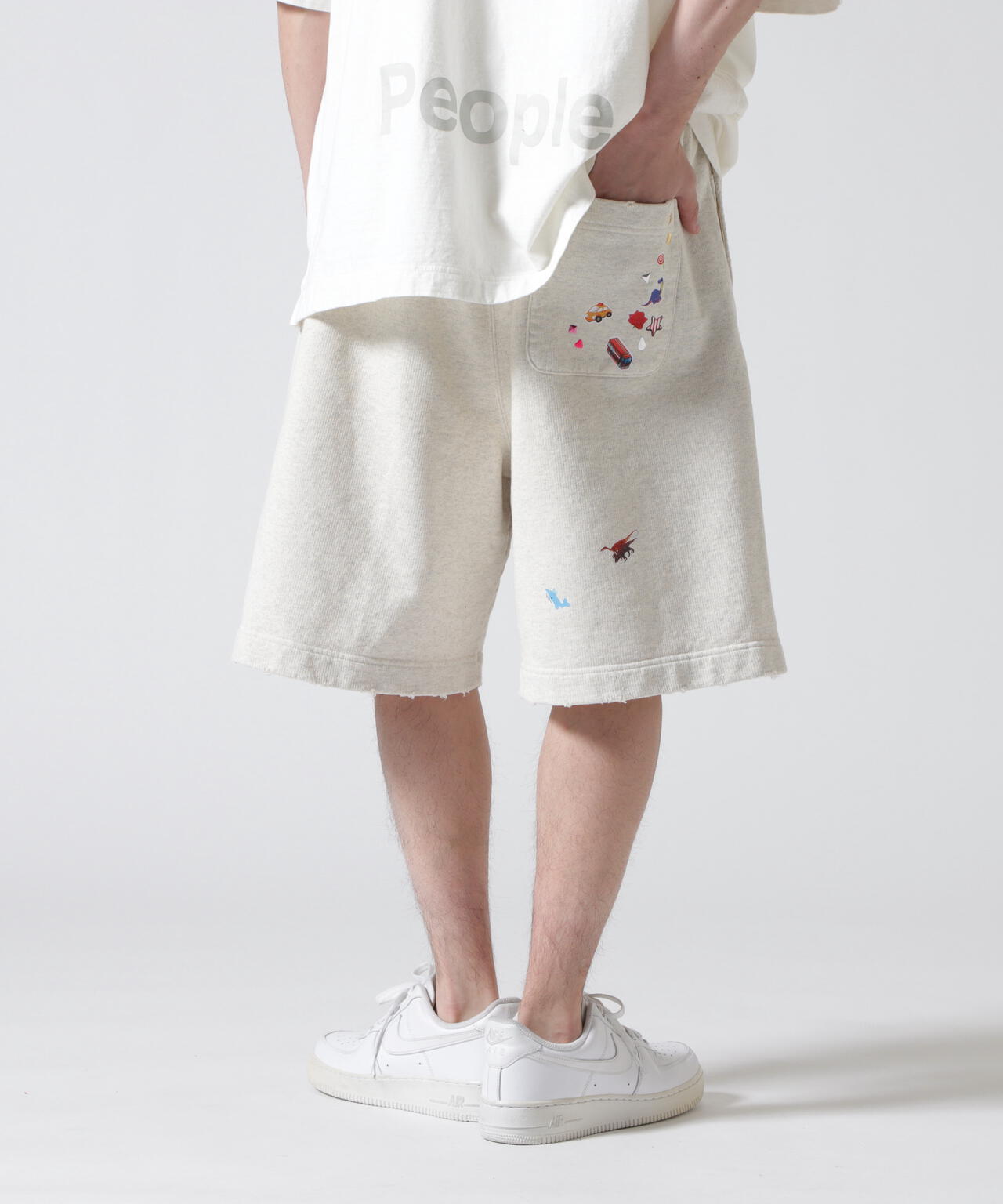 Maison MIHARAYASUHIRO/メゾン ミハラヤスヒロ/KIDS STICKER SHORTS