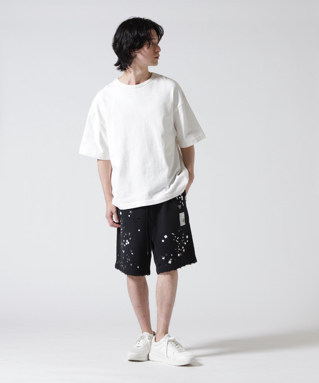 Maison MIHARAYASUHIRO/メゾン ミハラヤスヒロ/EMBELLISHED SHORTS