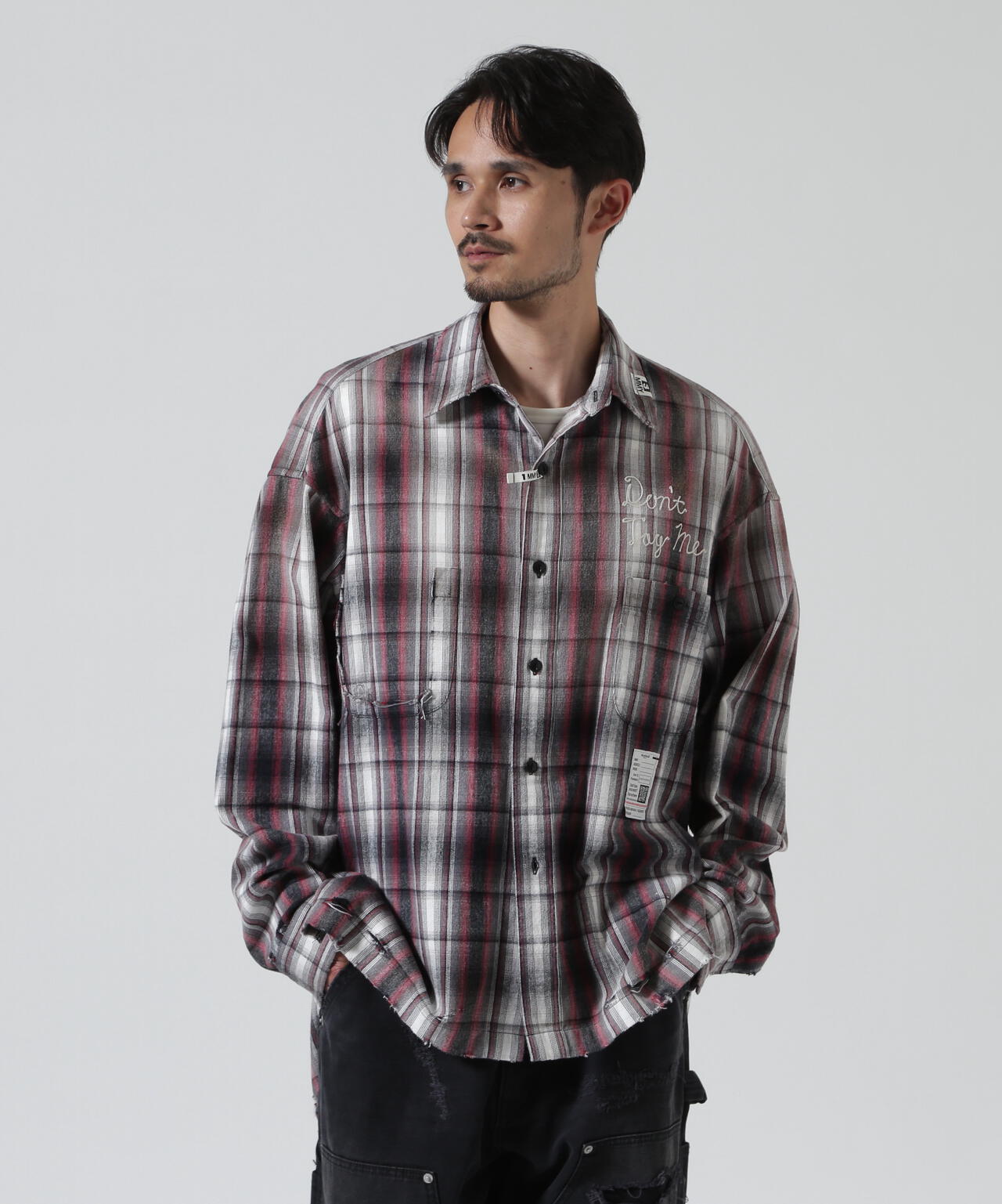 Maison MIHARAYASUHIRO/メゾン ミハラヤスヒロ/VINTAGE LIKE CHECK L/S SHIRT