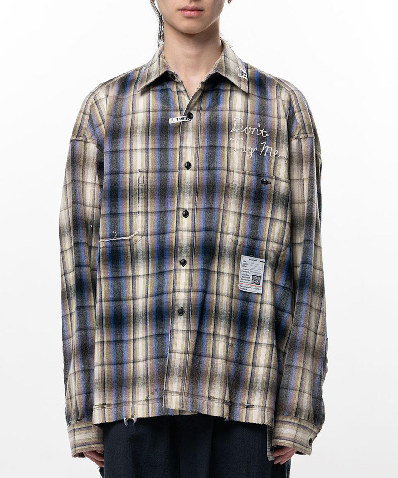 Maison MIHARAYASUHIRO/メゾン ミハラヤスヒロ/VINTAGE LIKE CHECK L/S SHIRT