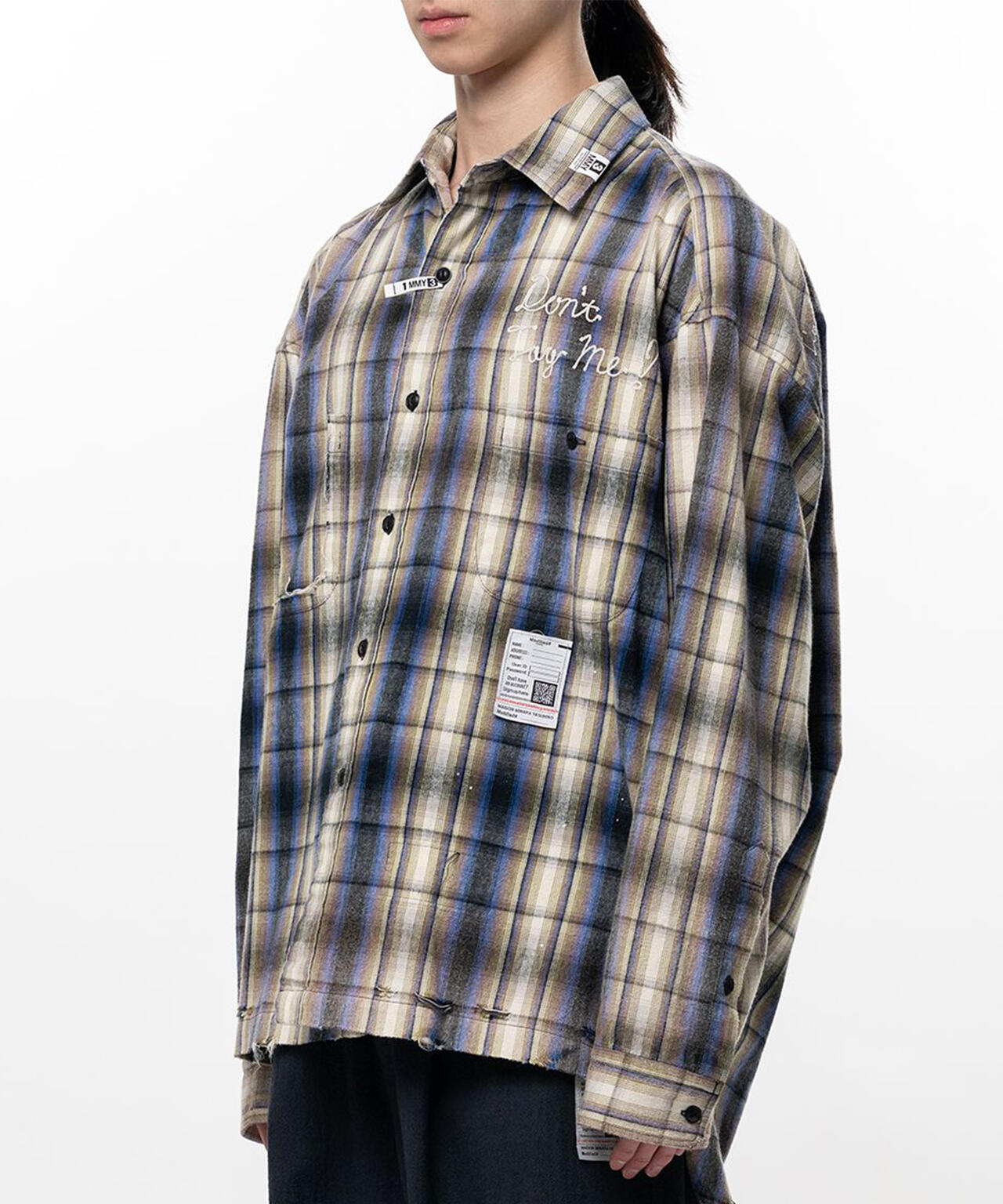 Maison MIHARAYASUHIRO/メゾン ミハラヤスヒロ/VINTAGE LIKE CHECK L/S SHIRT