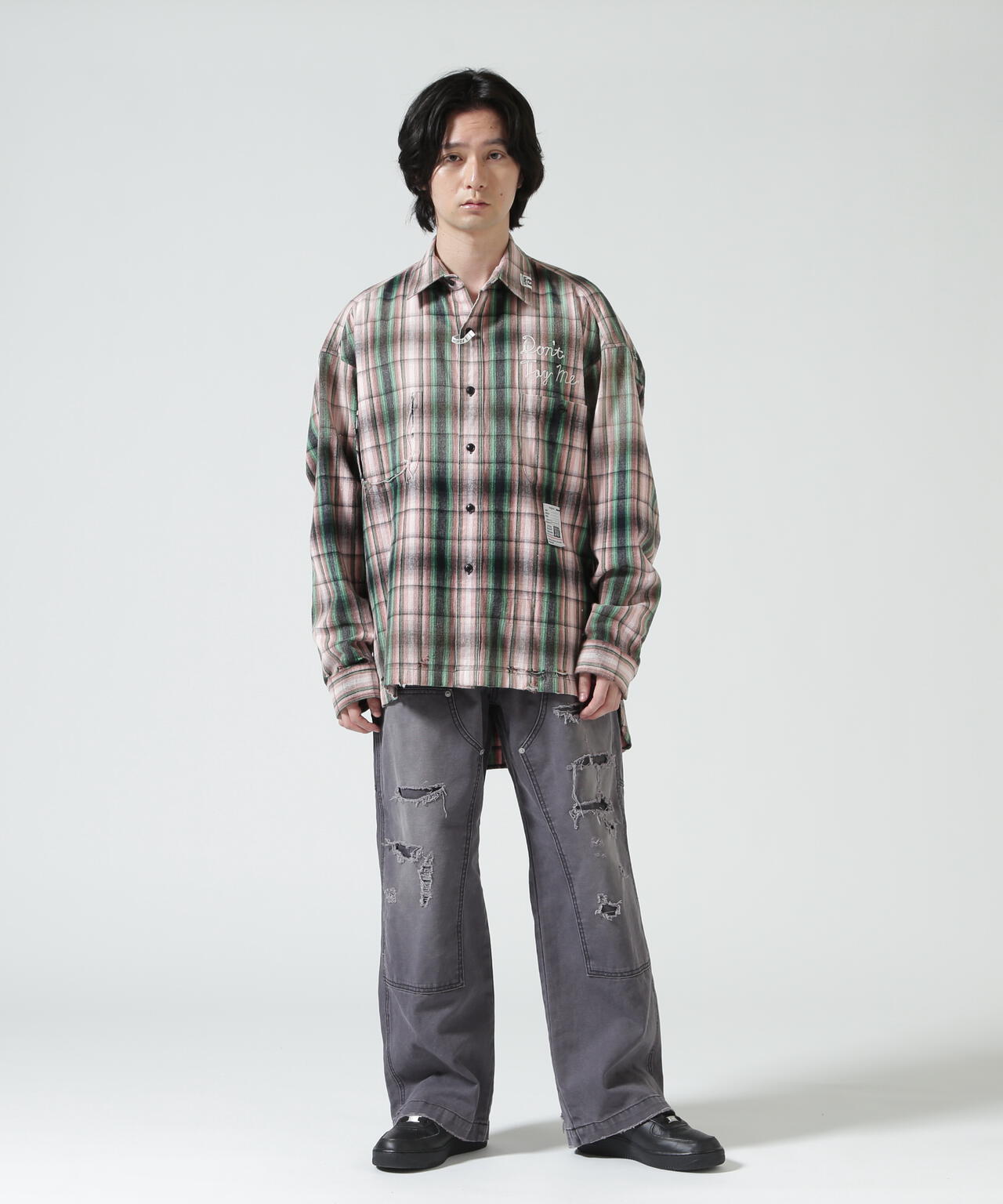Maison MIHARAYASUHIRO/メゾン ミハラヤスヒロ/VINTAGE LIKE CHECK L/S SHIRT