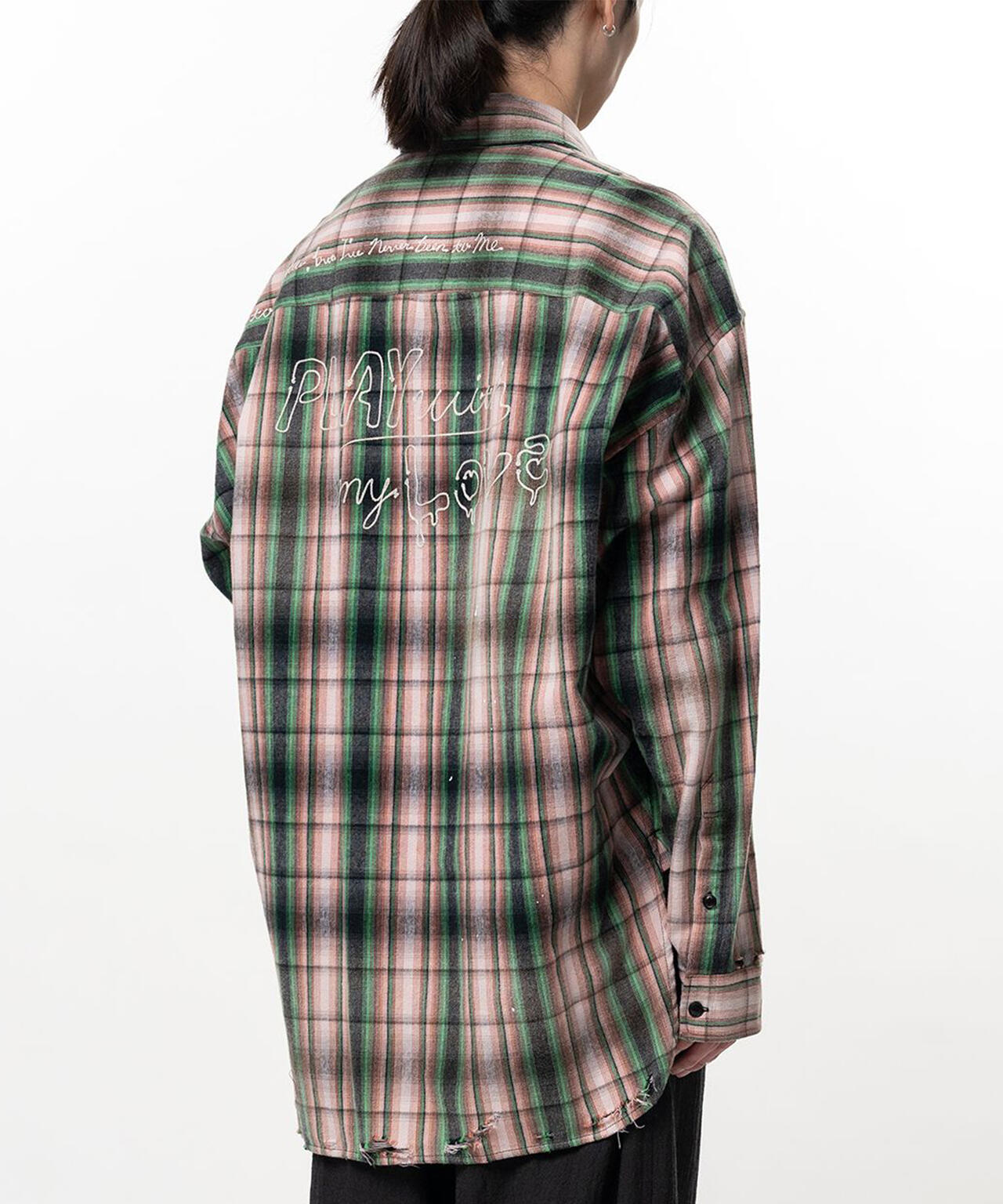Maison MIHARAYASUHIRO/メゾン ミハラヤスヒロ/VINTAGE LIKE CHECK L/S SHIRT