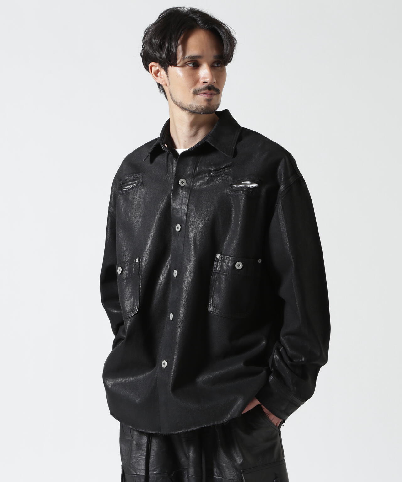 FR(13)NDS/フレンズ/COATING BONE SHIRTS