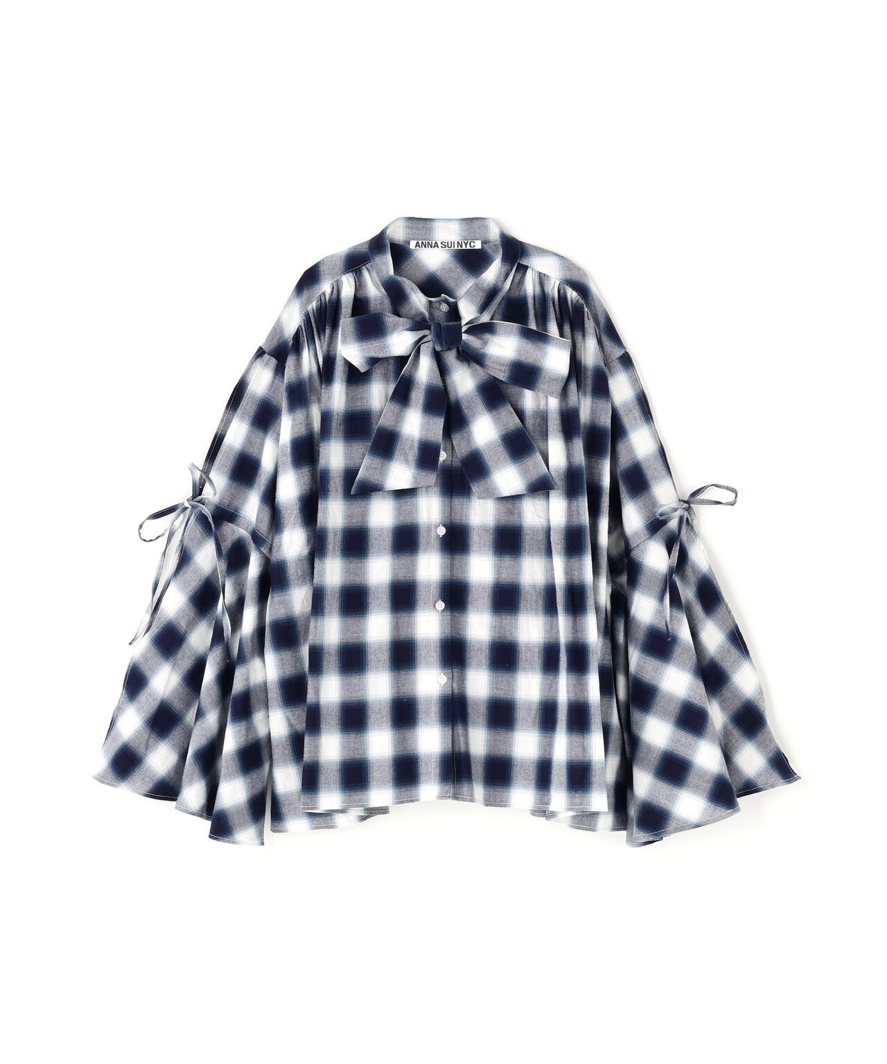 ANNA SUI NYC/アナ スイ エヌワイシー/4WAYチェックブラウス