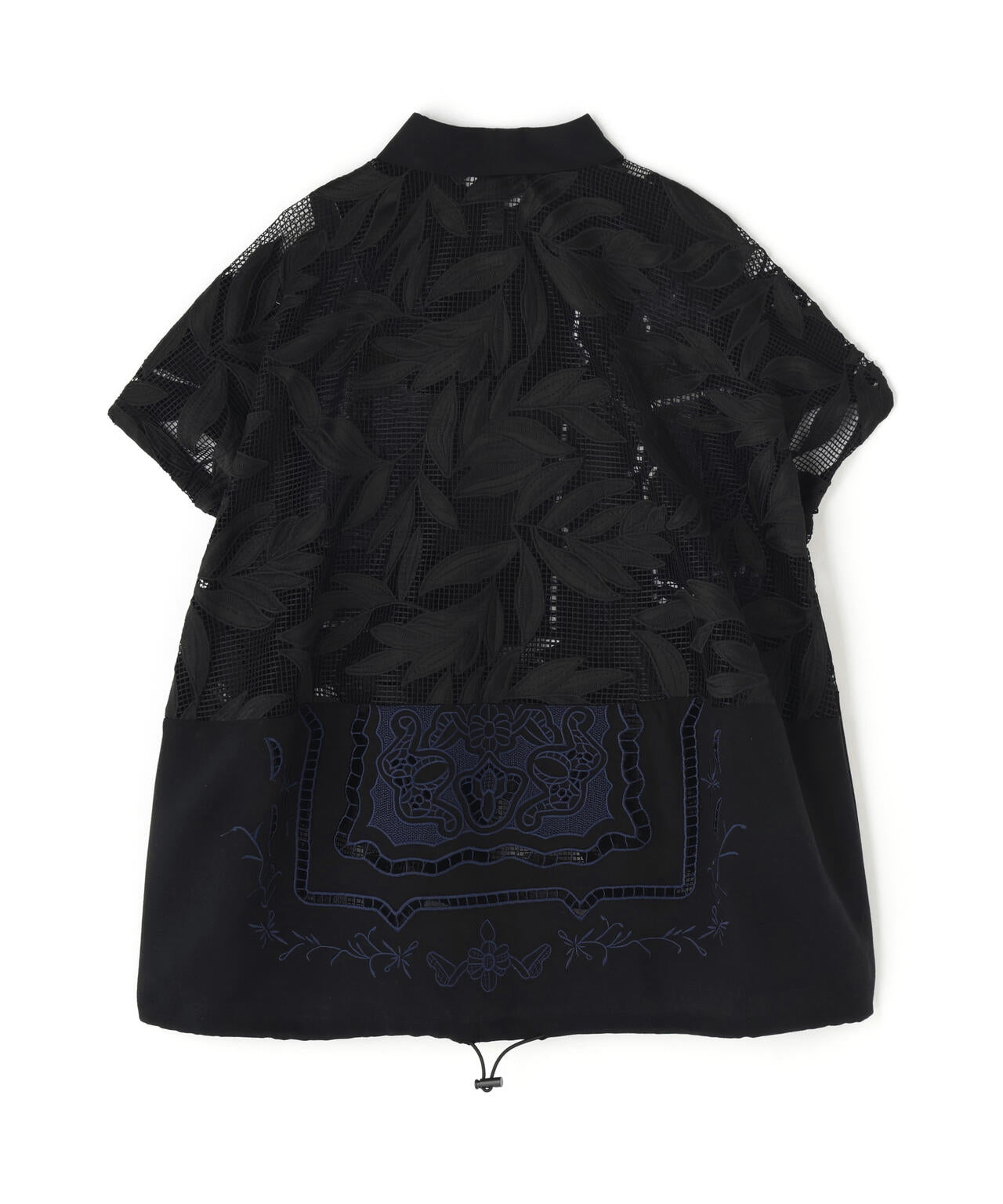 AULA AILA/アウラアイラ/CUTWORK EMBROIDERED SHIRT